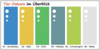 6 er Seifenblasen-Garderobe mit feststehender Bank