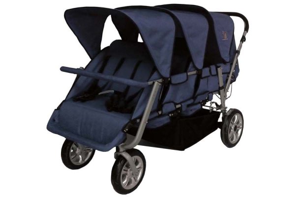 Kinderwagen Krippenwagen 6-Sitzer inkl. Regenschutz