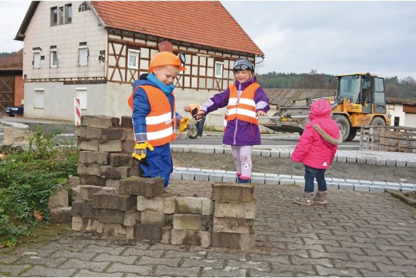 Kinder Bauhelm mit Lampe