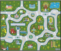 Spielteppich Stadtplan 240 x 200 cm