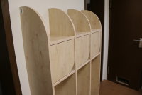 Komplette Garderobe Anlage für 3 Kinder-Wandmontage