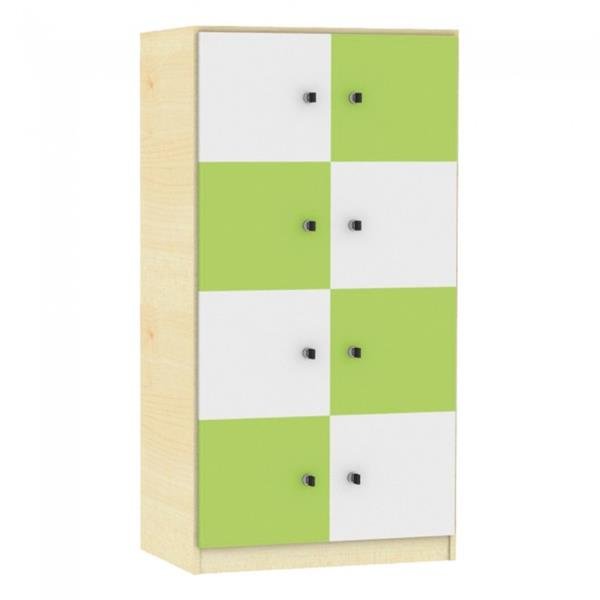 Schließfachschrank 160 cm 2 x 4 Fächer